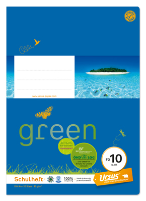 randlos GmbH - Schulprofi Produkt-Beispiele Ursus Schulhefte