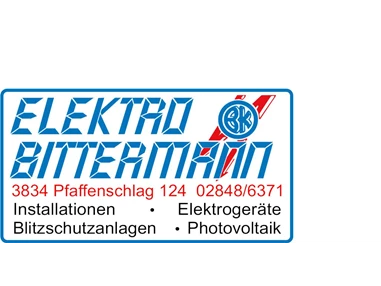 Unternehmen: Elektro Bittermann e.U.