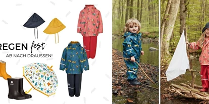 Händler - überwiegend regionale Produkte - Traunviertel - Wir haben tolle Regenkleidung und viele Accessoires, zB. Gummistiefel aus Naturkautschuk. - Kinderkram Linz