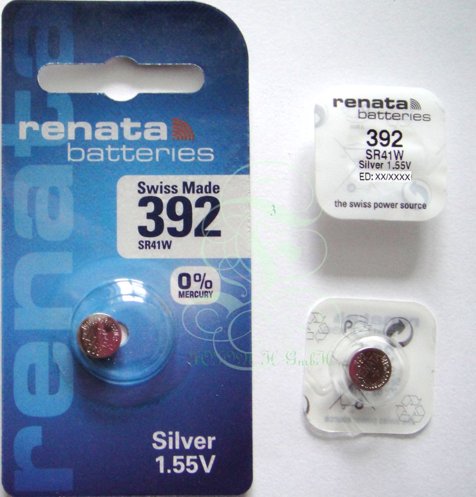 Händler - Wien-Stadt - Renata Uhrenbatterie 392 SR41W SR736W SG3 LR41, 1er Pack - BestCommerce BCV e.U. Renata Uhrenbatterie 392 SR41W SR736W SG3 LR41, 1er Pack