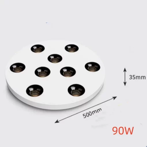 Artikel: Ultradünne 3,5 cm COB-Led Deckenlampe – blendfrei, modisch, ideal für Wohnzimmer, Flur & Zuhause Rund Weiß Schwarz 90W - Ultradünne 3,5 cm COB-Led Deckenlampe – blendfrei, modisch, ideal für Wohnzimmer, Flur & Zuhause