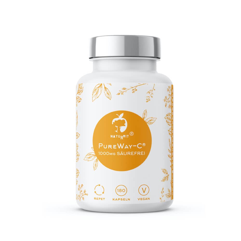 Händler - Niederösterreich - Naturvit - vegane Nahrungsergänzung - Made in Austria Vitamin C hochdosiert PureWay C® 1000mg Naturvit®