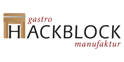 Händler - Utzenaich - Firmenlogo gastro HACKBLOCK manufaktur - gastro HACKBLOCK manufaktur