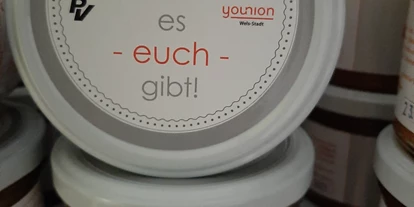 Händler - PLZ 4240 (Österreich) - Mit individuellen Etiketten für Firmen als Mitarbeitergeschenke - Backen mit Herz e.U.