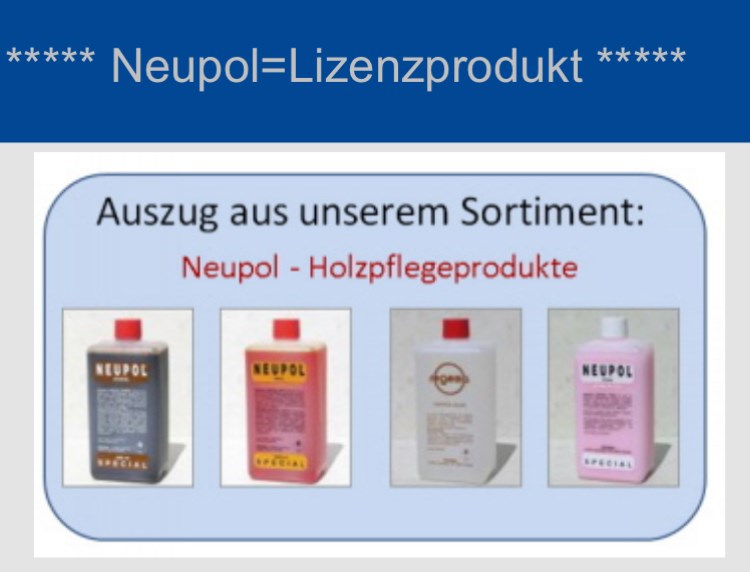 Sabitzer Wolfgang  Produkt-Beispiele Reinigungsmittel 