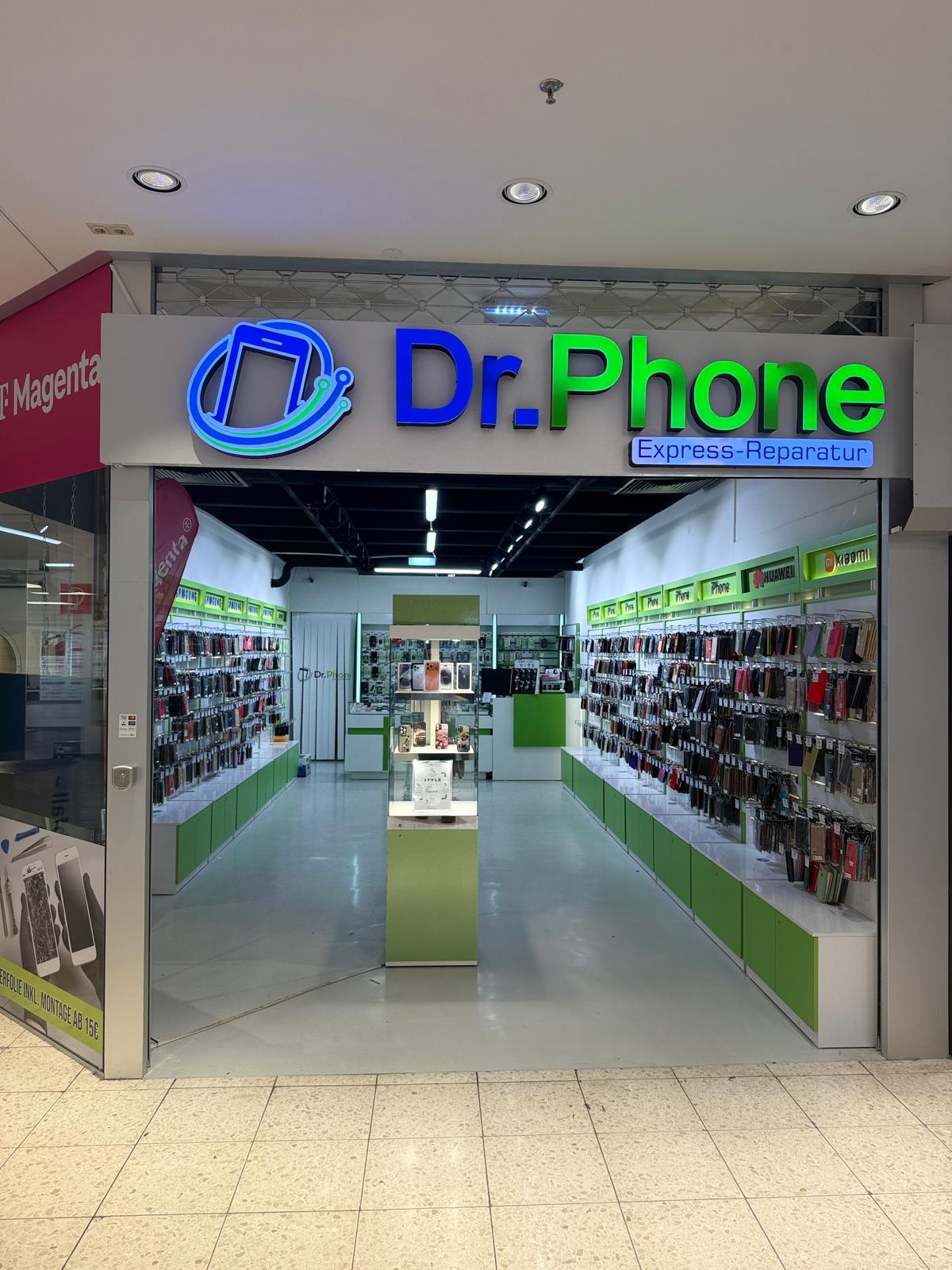 Unternehmen: Dr. Phone Handy Reparatur Linz Industriezeile – Spezialist für iPhone Reparatur, Samsung Reparatur, Akkutausch, Displayreparatur und Handyzubehör. Zentral in 4020 Linz im Interspar Industriezeile mit schneller Express Reparatur. - Dr. Phone Handyreparatur Linz (im Interspar)