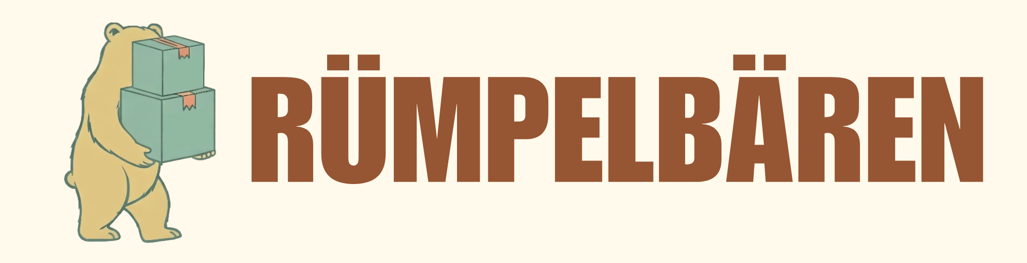 Betrieb: Rümpelbären Logo und Name - Rümpelbären - Entrümpelung, Haushalts- & Firmenauflösung, Demolierung, Umzug & Montage Oberösterreich