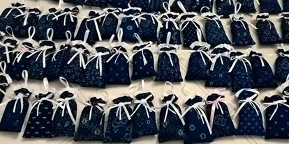 Händler - Gleisdorf - Blaudruck Lavendelsackerl, auch zum Aufhängen. - Schmuck-Blaudruck Jalili & Panzer GsbR