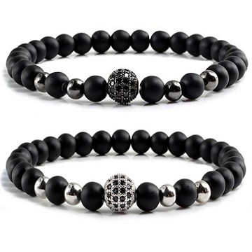 Xtrend e.U. - Piercing-Trend Produkt-Beispiele Schwarzes Perlenarmband