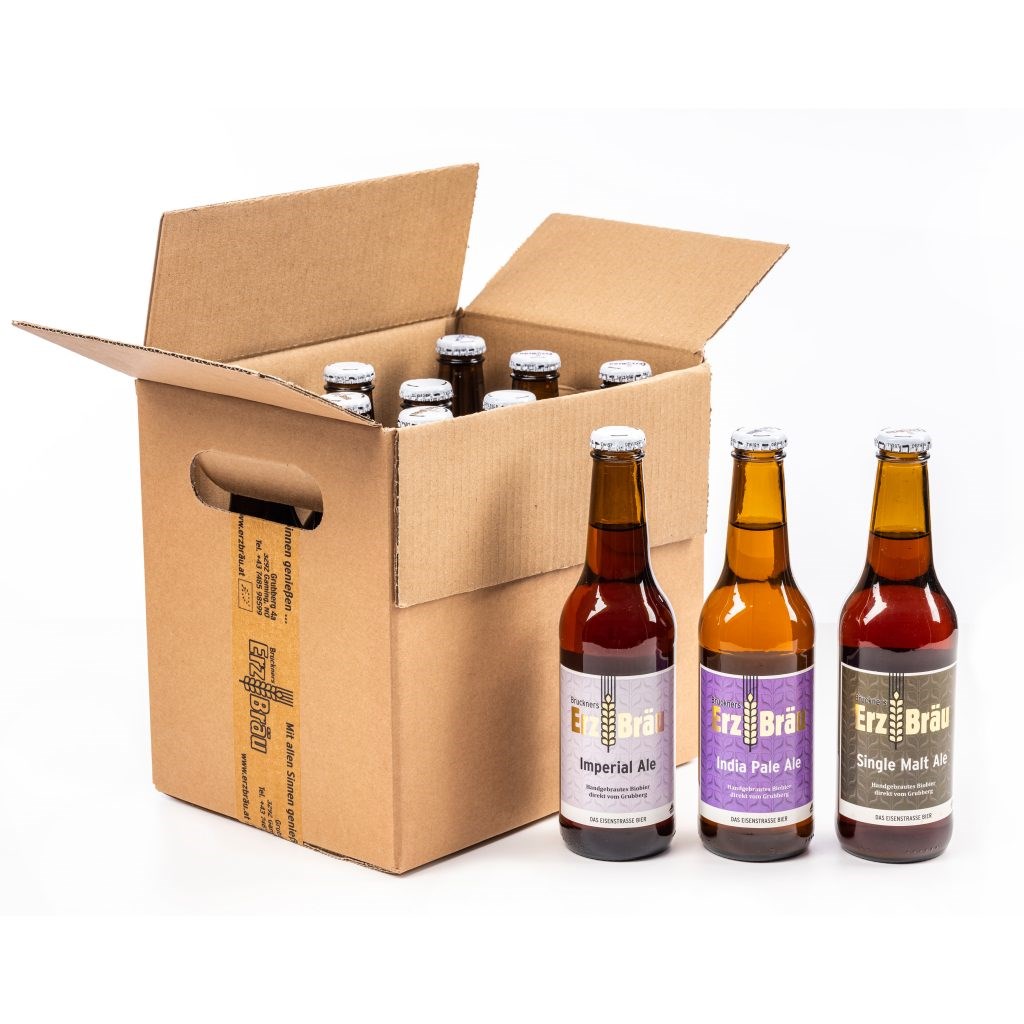 Bruckners Bierwelt - Erzbräu Produkt-Beispiele Bio Erzbräu Ale Paket