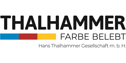Händler - Zahlungsmöglichkeiten: Kreditkarte - Berg (Steinbach am Attersee) - Logo Thalhammer - Farbe belebt, Hans Thalhammer GesmbH