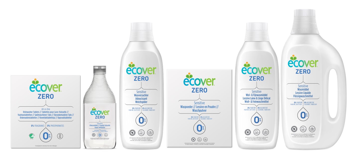 Superio Naturshop Produkt-Beispiele Ecover Flüssigwaschmittel Zero