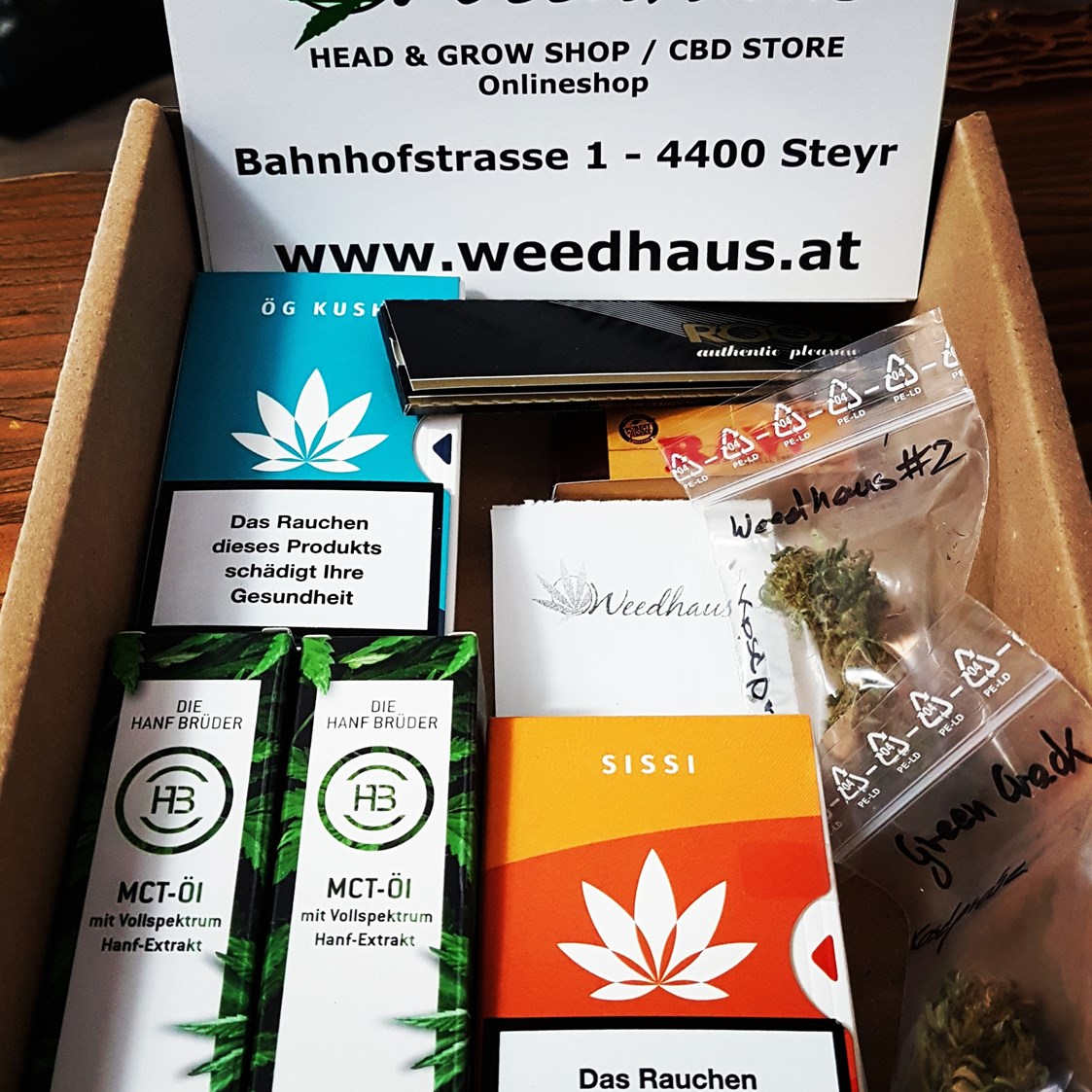 Unternehmen: Weedhaus Krisen Notfall Paket  - Weedhaus Head & Grow CBD Hanfshop 