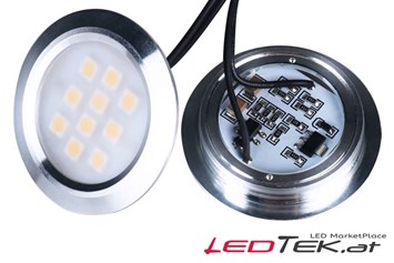 Unternehmen: 3W LED Einbauleuchte Spot Kaltweiss Warmweiss Aluminium Driverless - Ledtek.at