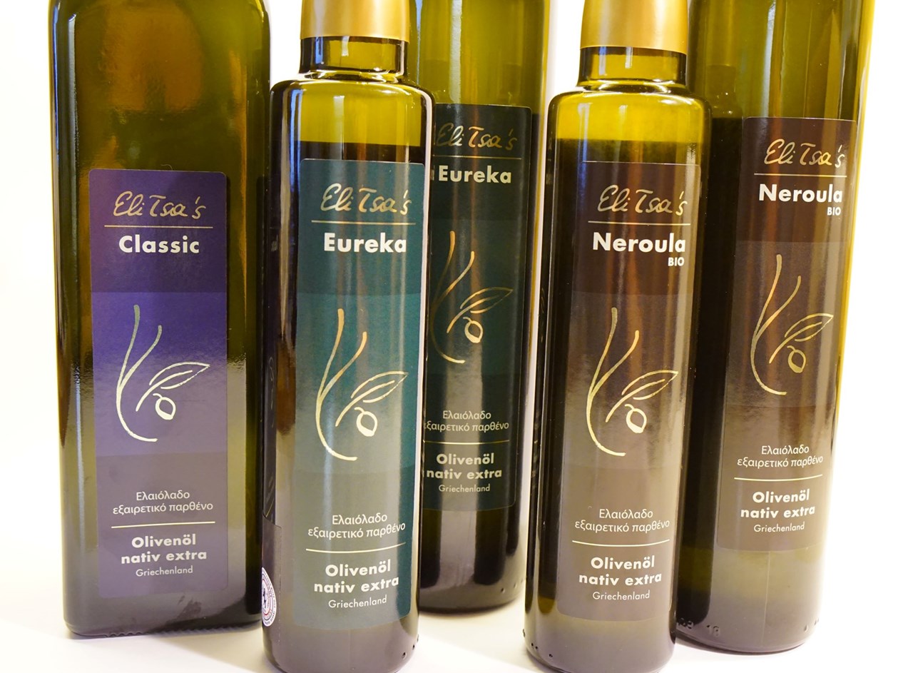 EliTsa e.U.  Produkt-Beispiele Olivenöle nativ extra