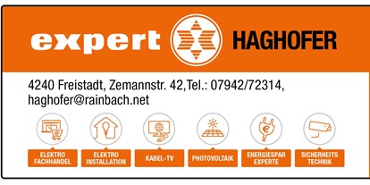 Händler - bevorzugter Kontakt: Online-Shop - Eibenstein (Rainbach im Mühlkreis) - Expert Haghofer