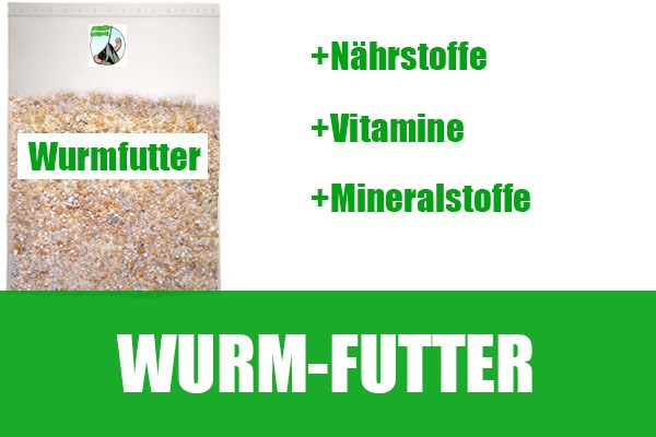 Unternehmen: Unser Wurmfutter bietet alle Nährstoffe, Vitamine, Spurenelemente und Mineralstoffe, welche Würmer für ein gesundes Leben benötigen - Alpenwurm