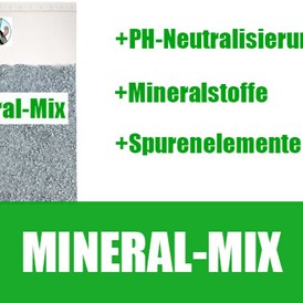 Unternehmen: Unser Mineral-Mix sorgt für einen ausgeglichenen PH-Wert und führt zusätzliche Mineralstoffe und Spurenelemente zu. - Alpenwurm