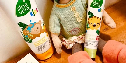 Händler - digitale Lieferung: Telefongespräch - Traunviertel - Aloe Kids 3in1 Duschgel und Gitzerzahnpaster - Huber Daniel