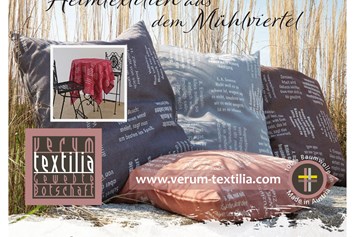 Unternehmen: Heimtextilien aus dem Mühlviertel - verum textilia by Armin Landskron