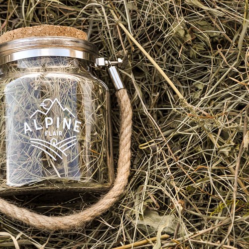 Alpine Flair Produkt-Beispiele Mountaingrass / Bergkräuter Duftbouquet