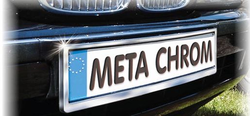 Kennzeichenhalter - META CHROM Kennzeichenhalter Auto Österreich