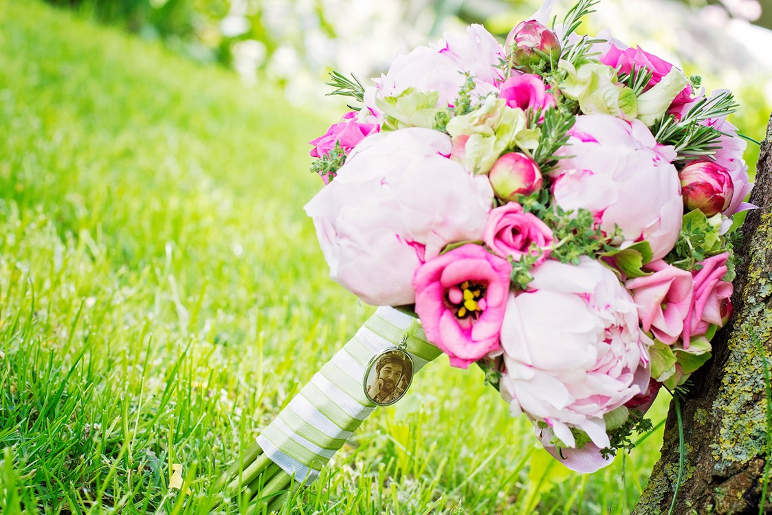 Unternehmen: Brautstrauß rosa - Florentina Blumen, 