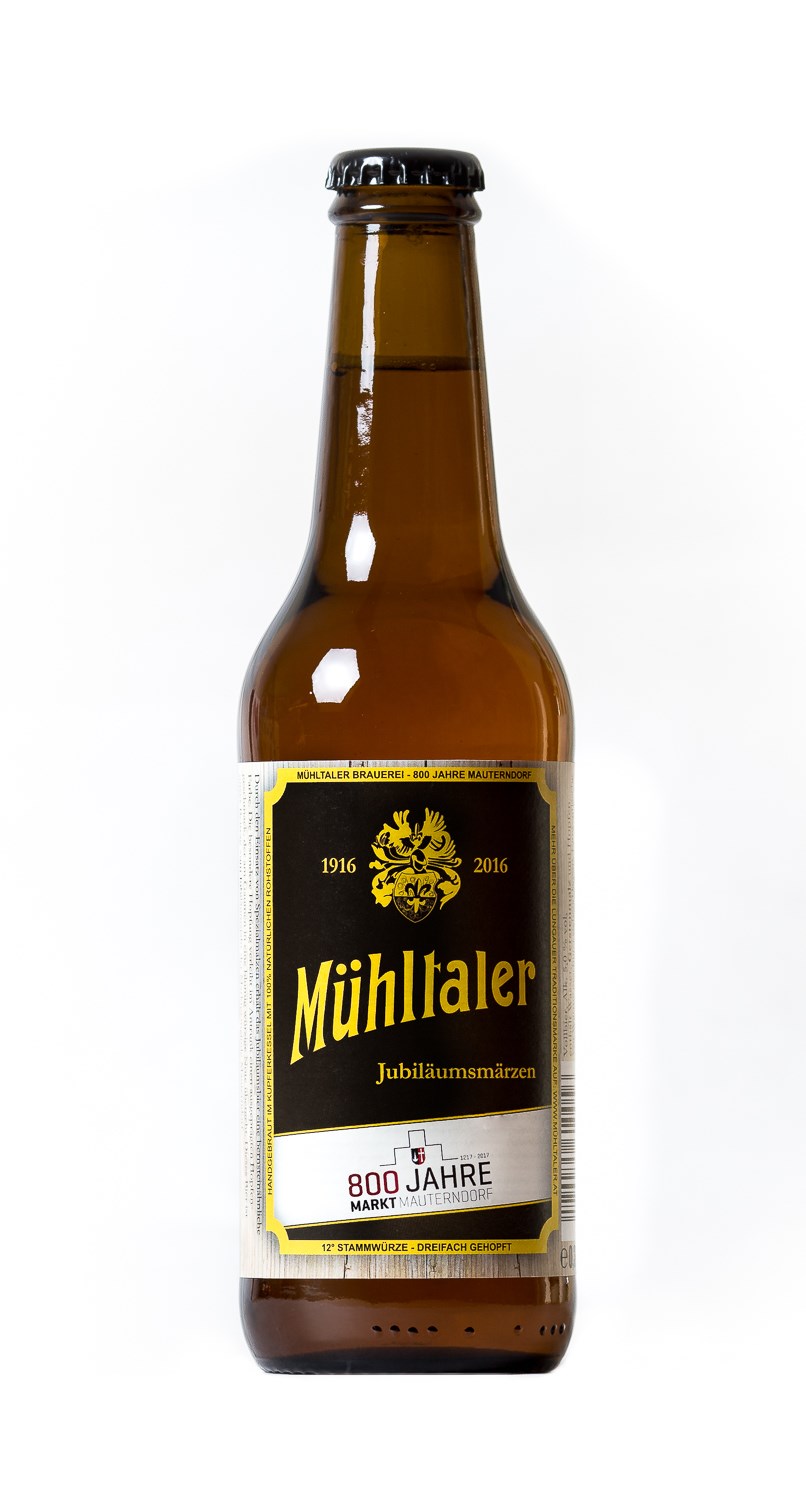 Unternehmen: Mühltaler Jubiläumsmärzen - Mühltaler Brauerei OG