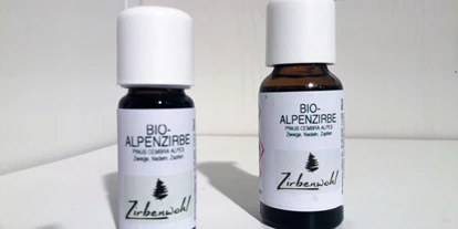 Händler - Lamprechtshausen - Bio-Alpenzirbe / Zirbenöl in Bioqualität der Marke ZIRBENWOHL
 - Zirbenwohl - Ihrer Gesundheit zuliebe