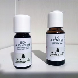 Unternehmen: Bio-Alpenzirbe / Zirbenöl in Bioqualität der Marke ZIRBENWOHL
 - Zirbenwohl - Ihrer Gesundheit zuliebe