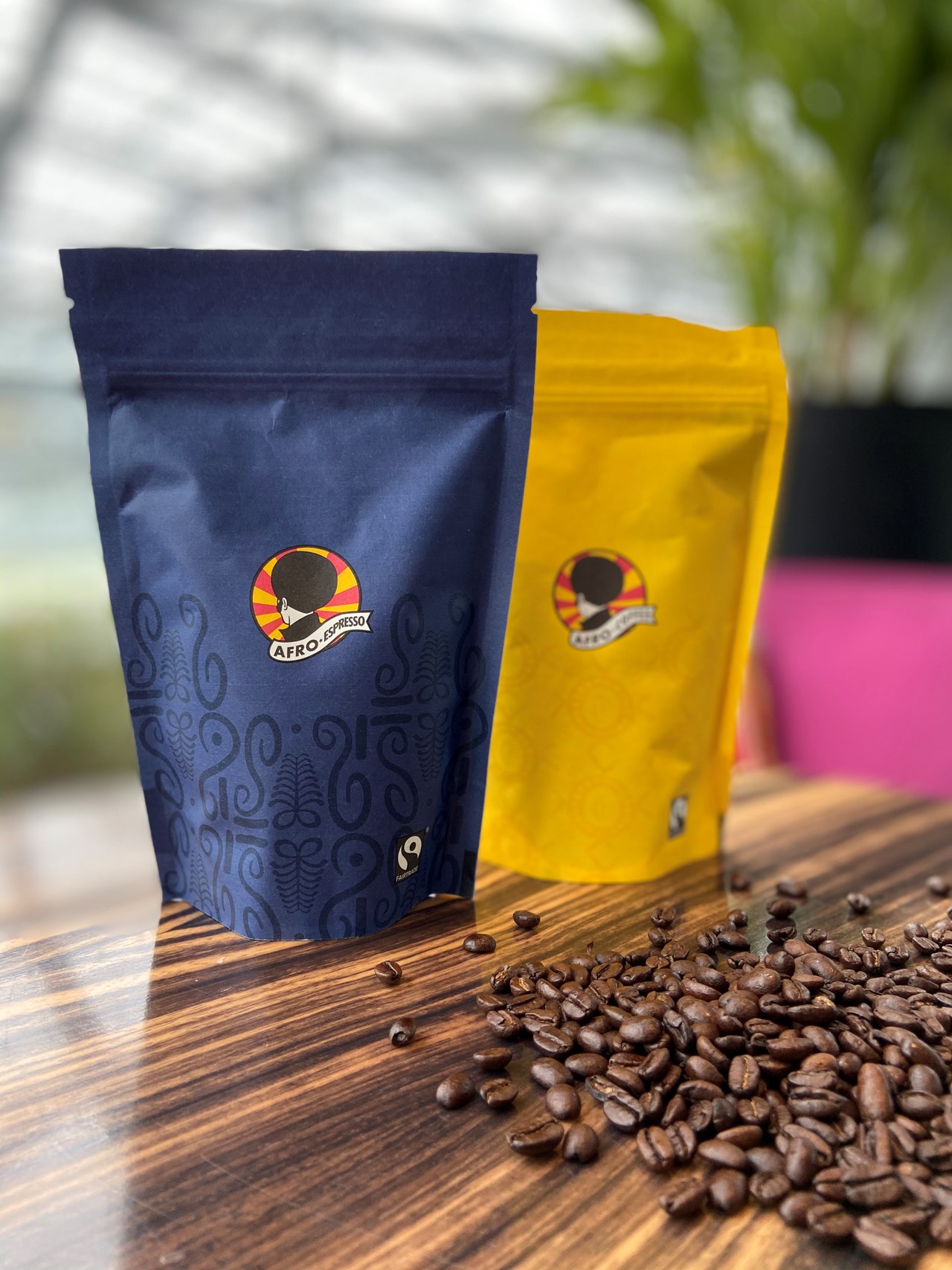 Afro Coffee Produkt-Beispiele AFRO COFFEE
