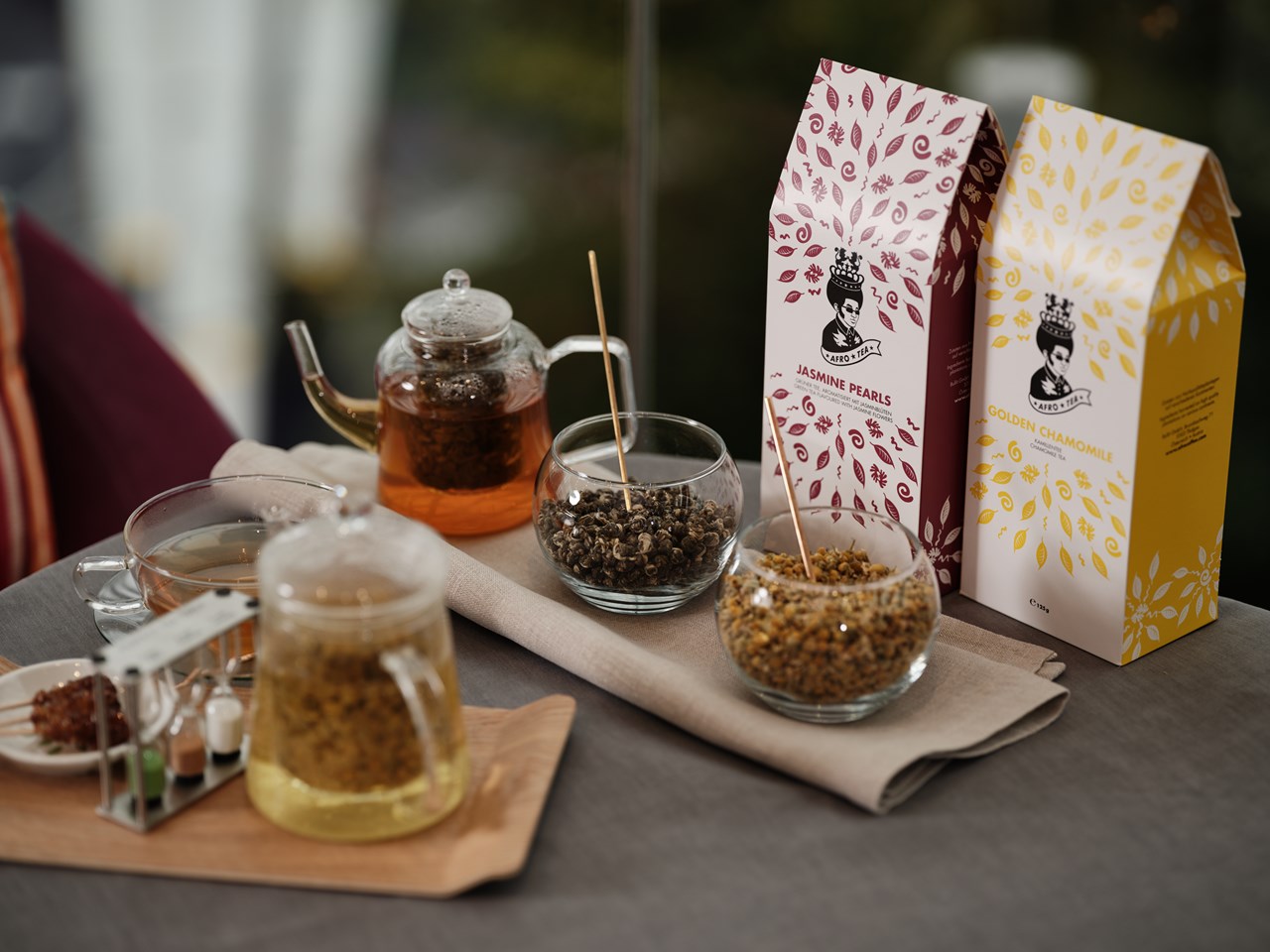 Afro Coffee Produkt-Beispiele AFRO TEA