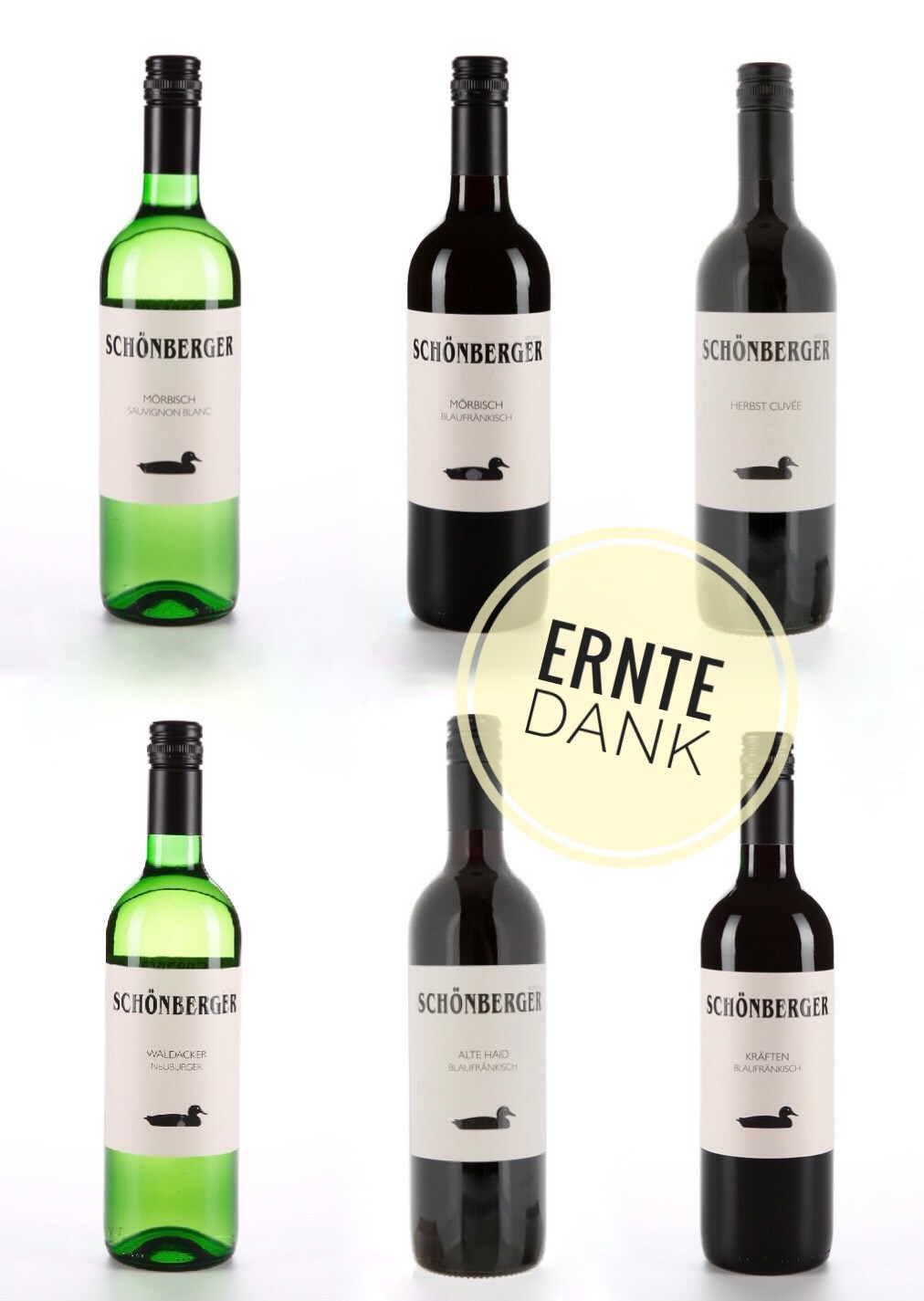 Weingut Schönberger Produkt-Beispiele ERNTE DANK PAKET