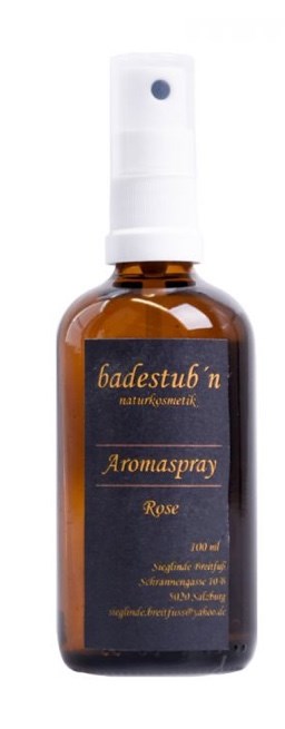 badestubn naturkosmetik Produkt-Beispiele Aromaspray Rose 100 ml