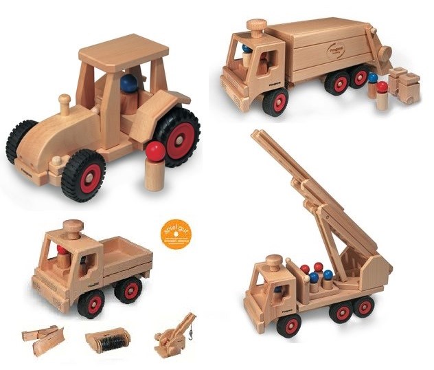 ElefanToys Ulrike Winkler-Otte Produkt-Beispiele Spielfahrzeuge aus Holz