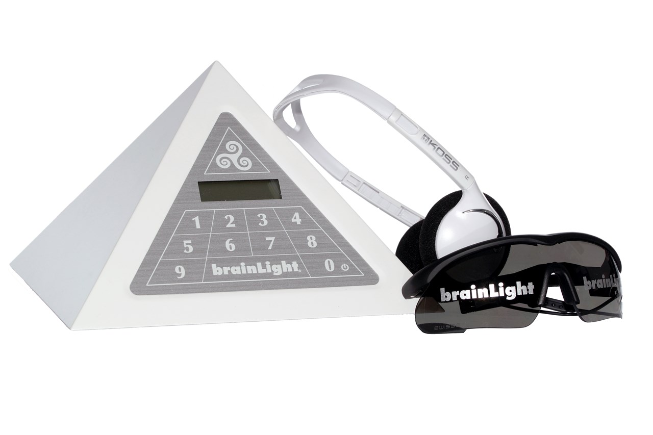 Sylvester Gesundheits- und Wohlfühlkonzepte e.U. Produkt-Beispiele brainLight Themensynchros - Das Herzstück der Entspannung