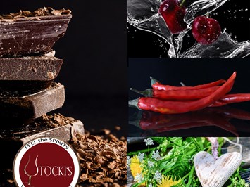 Stocki's Mountaindestillerie Produkt-Beispiele Schokoladenliköre
