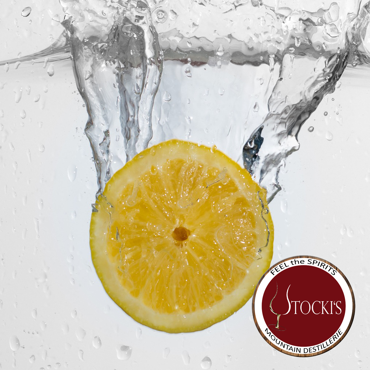 Stocki's Mountaindestillerie Produkt-Beispiele Clear Water