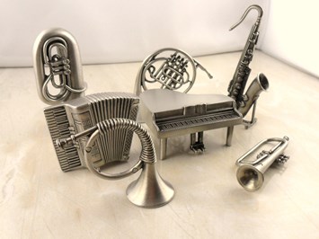 JOY Produkt-Beispiele Miniatur Musikinstrumente – 6 Modelle