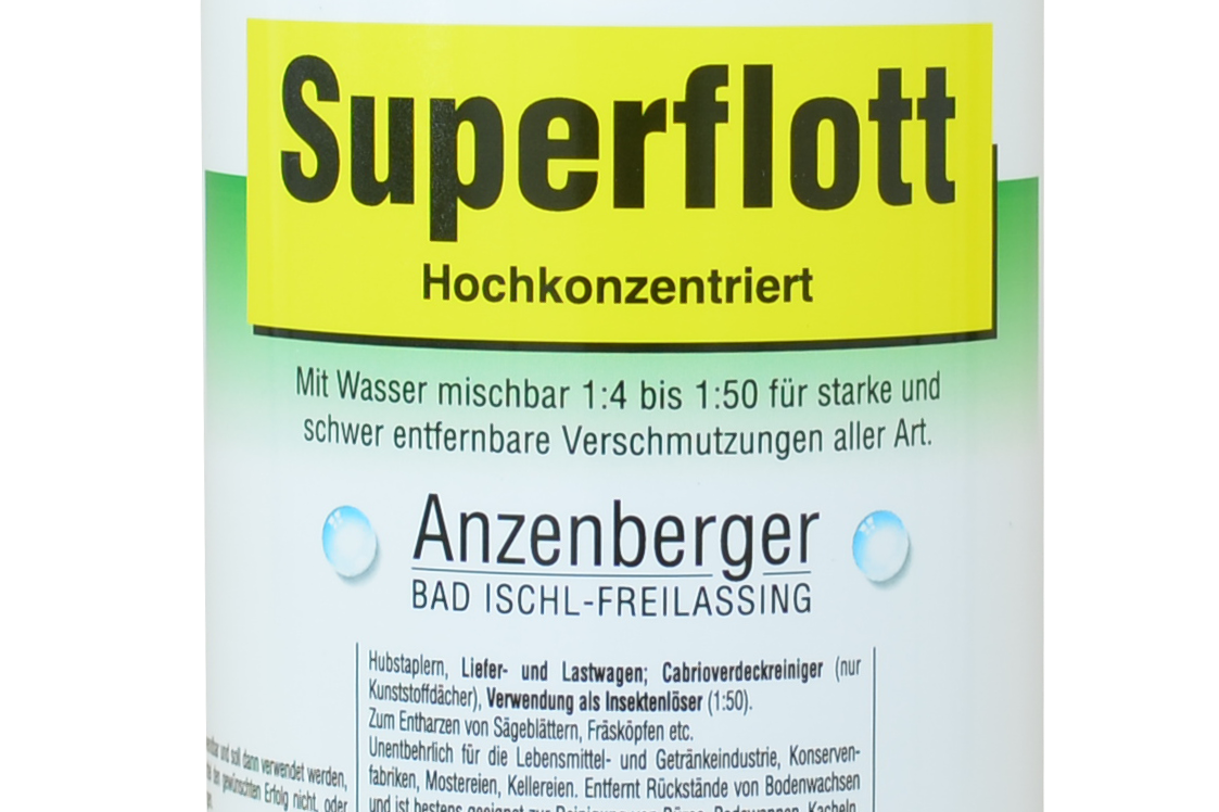Unternehmen: Super Flott - Fettlöser - Anzenberger Prod.- und Handels GesmbH