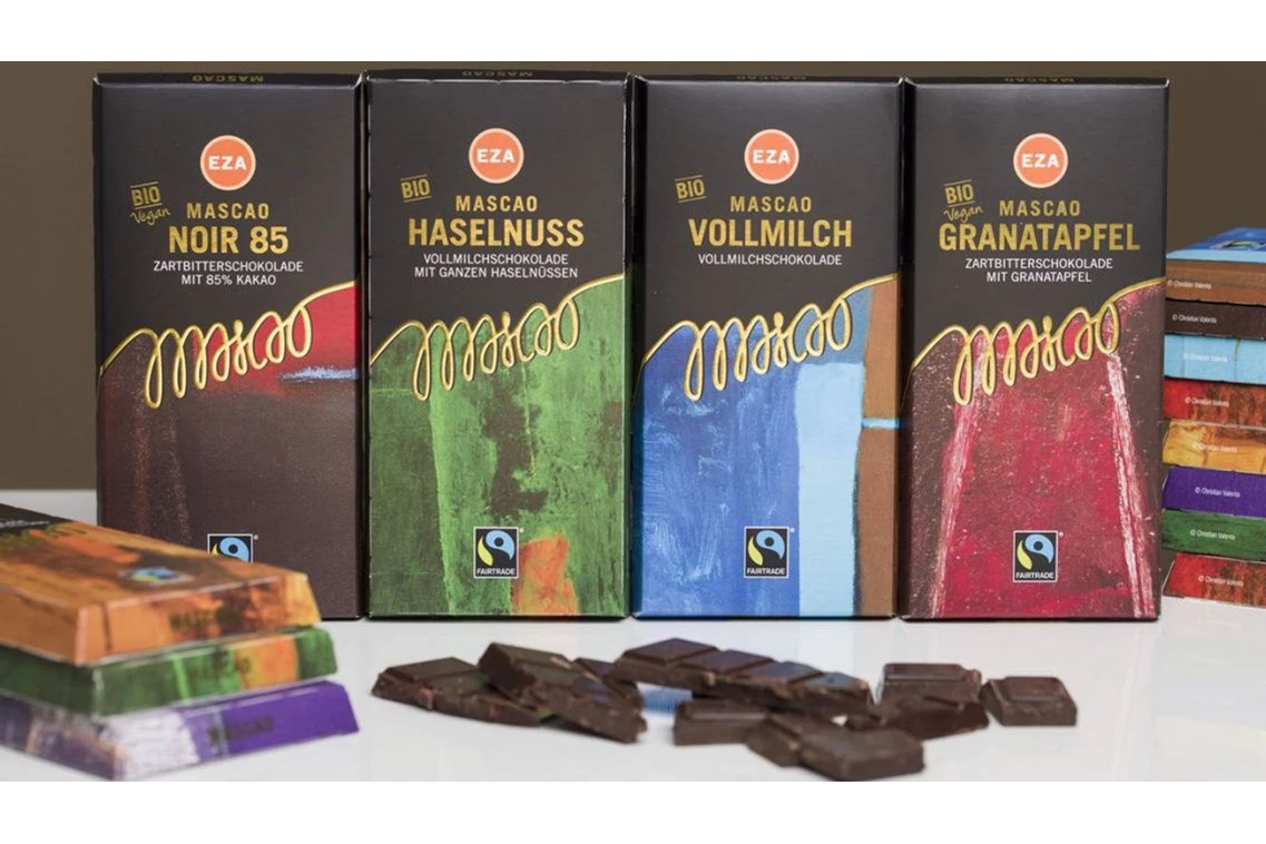 Unternehmen: Hochwertige Schweizer Schokolade, bio und fair, ohne Aluminiumwickel und Sojalezethin - Weltladen Gneis