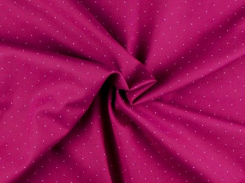 Salzburger Heimatwerk Produkt-Beispiele Baumwollstoff getupft pink