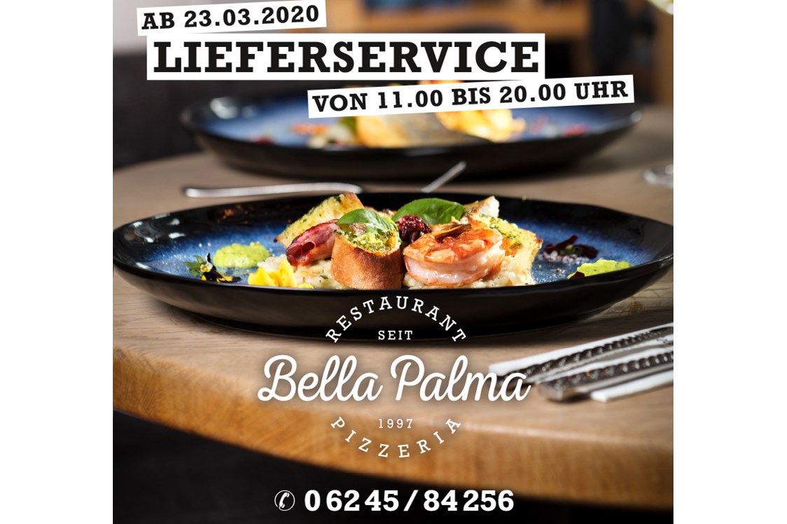Unternehmen: Täglich Lieferservice von 11:00 bis 20:00 - Pizzeria Bella Palma