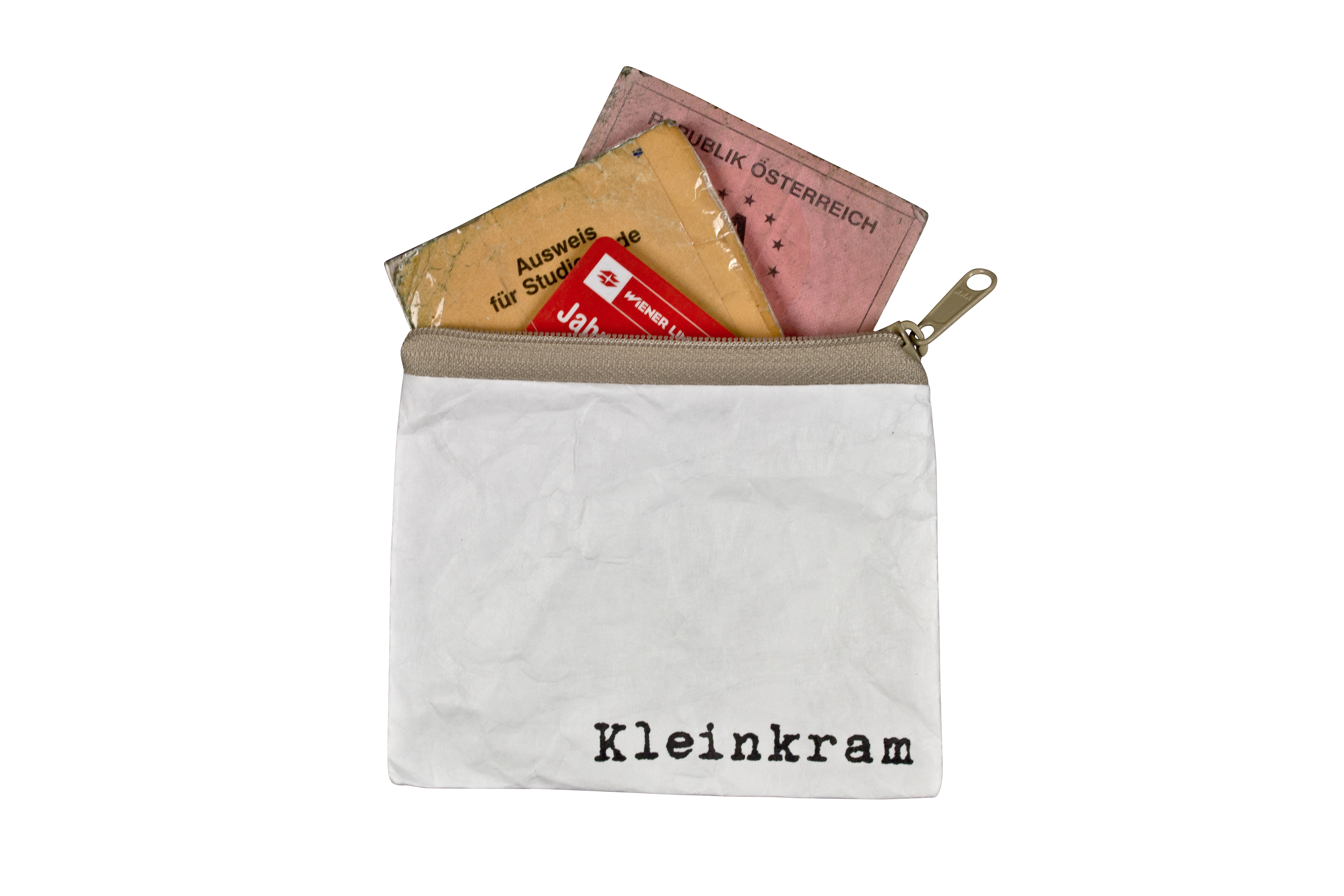 Taschen wie aus Papier! Produkt-Beispiele Täschchen "Kleinkram"