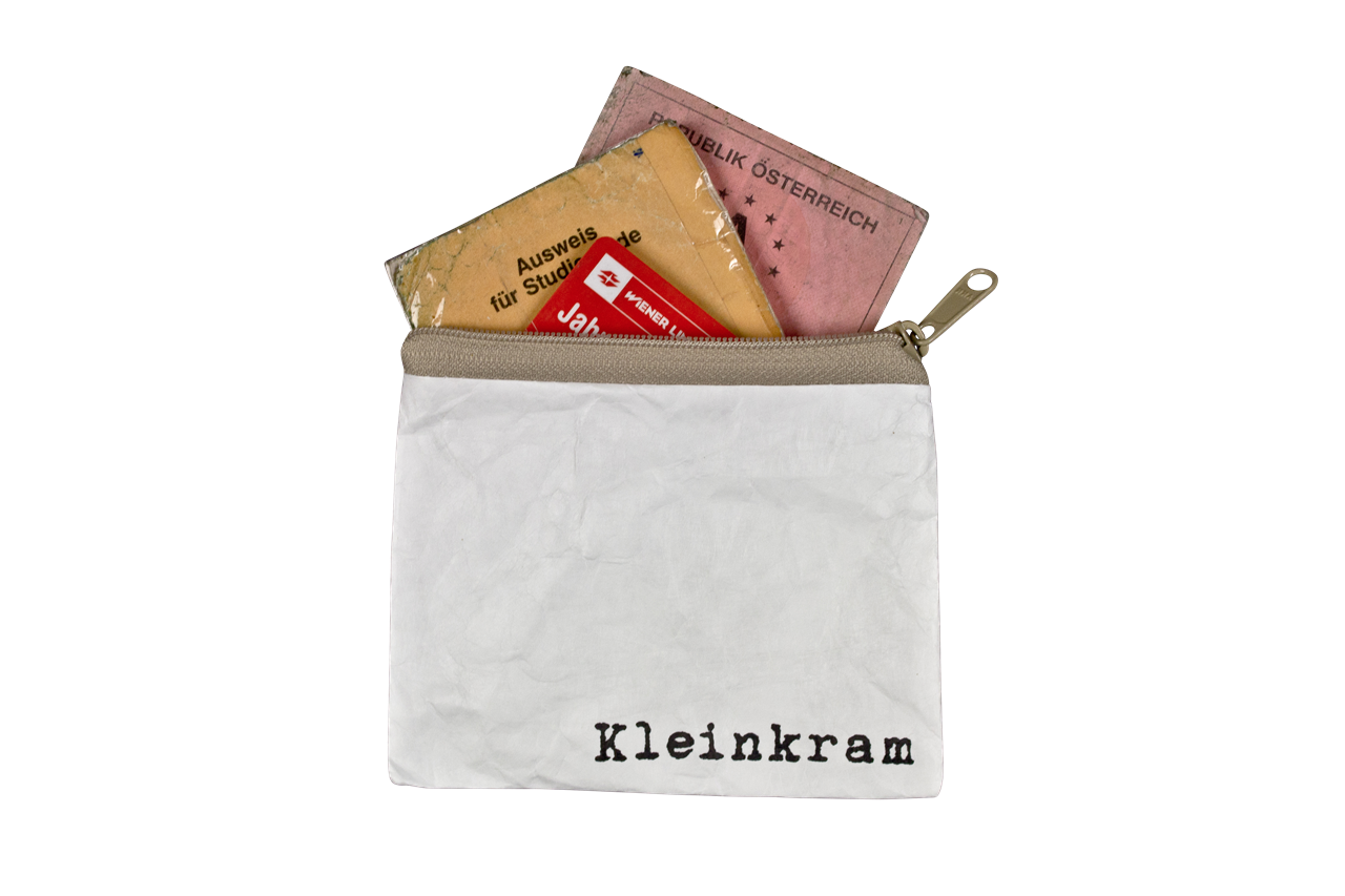 Taschen wie aus Papier! Produkt-Beispiele Täschchen "Kleinkram"