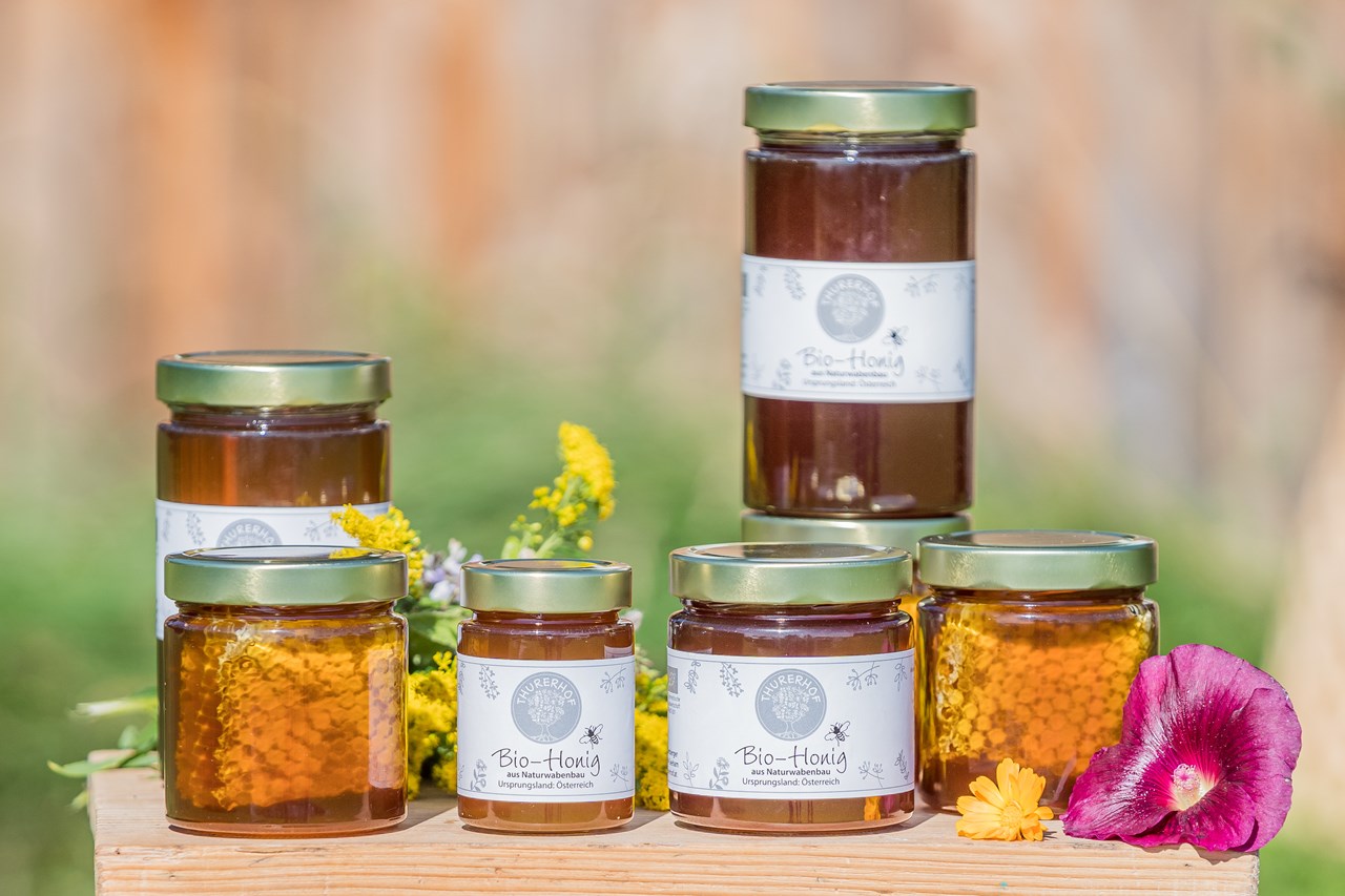 Thurerhofs Kräuterwelt Produkt-Beispiele Bio Honig