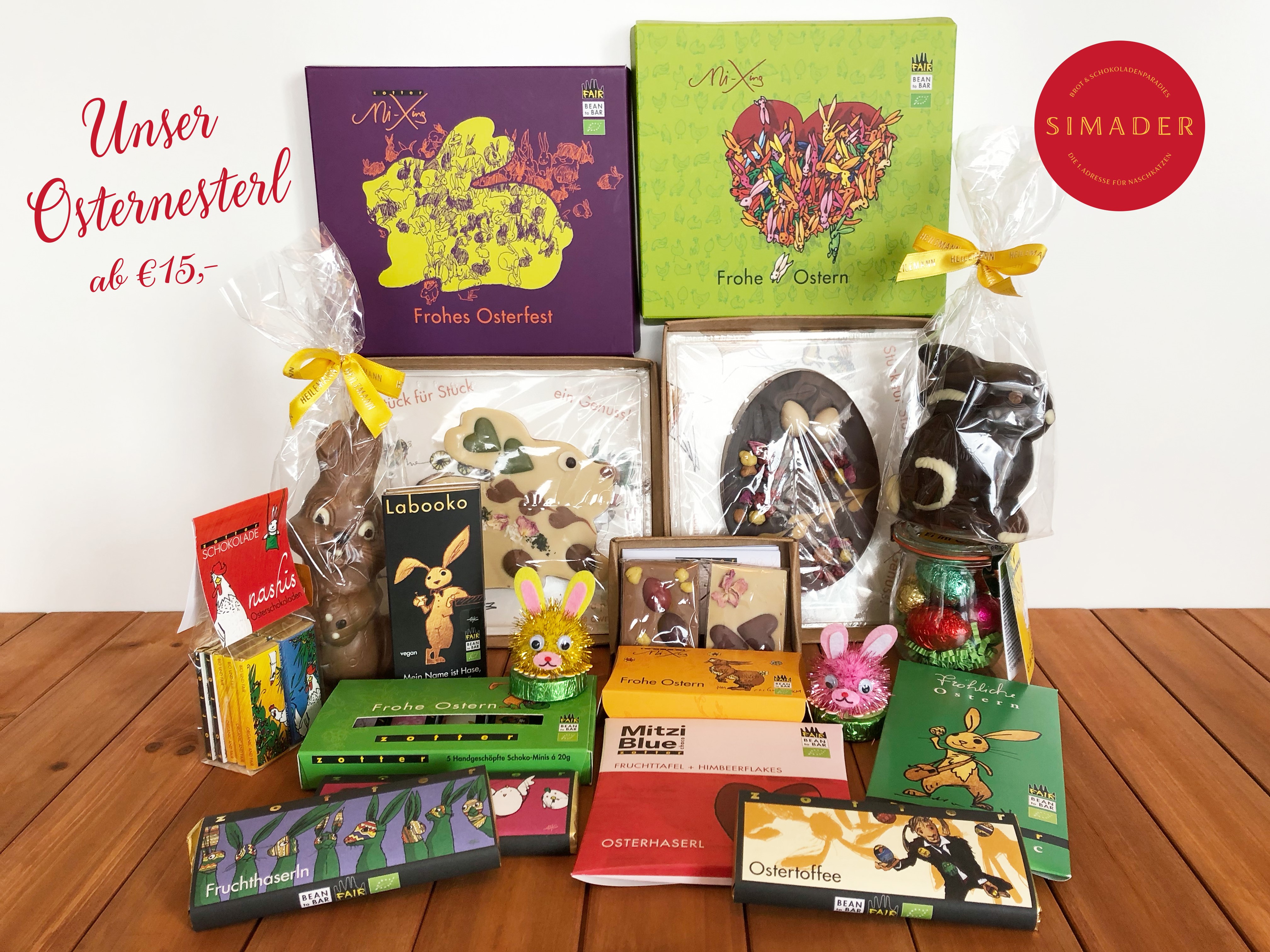 Händler - Linz (Oberösterreich) - Unser Osternesterl ab € 15,- - Brot & Schokoladenparadies SIMADER