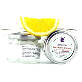 Unternehmen: Deocreme Lemongras Orange - Evelia Kosmetik - Naturkosmetik handgemacht