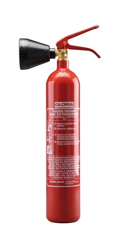 Emertac Produkt-Beispiele Gloria - CO2 Feuerlöscher (2kg)