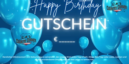 Händler - Feldkirchen bei Graz - ❣ Hast du auf ein Geschenk vergessen - kein Problem - melde dich bei uns, wir helfen dir gerne! Innerhalb einer Stunde bekommst du deinen Gutschein ❣ 
❣ So könnte dein Gutschein aussehen 💌 Wir gestalten ihn, nach deinen Vorstellungen ❣
❣ Wir freuen uns auf dich ❣
Schick uns eine Nachricht auf WhatsApp - +43 (0) 664 311 55 45 - du bekommst einen Code - bezahlst im Onlineshop und der Gutschein wird per E-Mail an dich versendet.
 - Joc's Country Corner